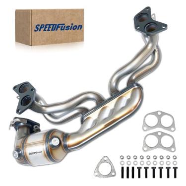 Imagem de SPEEDFusion Conversor catalítico compatível com Forester 2011-2016, 2013-2014 Outback/Legacy 2.5L H4, 2012-2016 Impreza 2.0L H4 conversor catalítico de substituição 16689 (compatível com EPA)