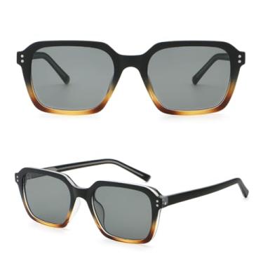 Imagem de VFDHN Óculos de Sol Fashion Feminino UV400 Masculino Polarizado Marrom Verde Estilo Verão (2)