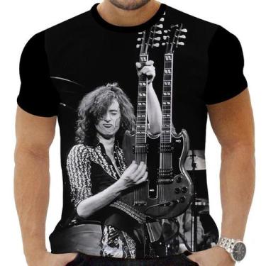 Imagem de Camiseta Camisa Personalizada Rock Clássico Led Zeppelin 42 - Obsidian