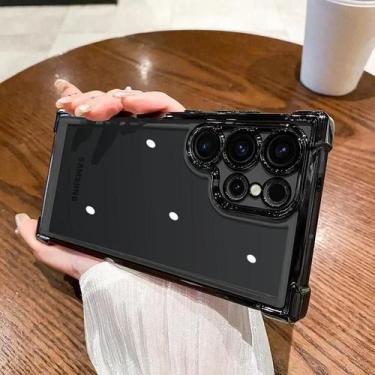 Imagem de Capa Híbrida De Acrílico Transparente Luxuosa E À Prova De Choque Para