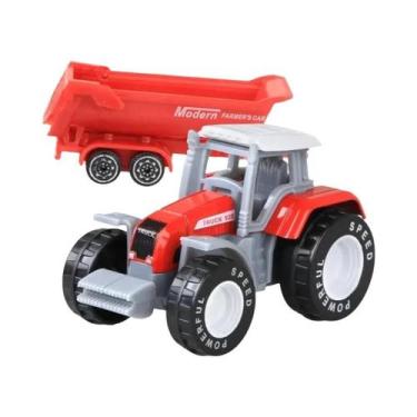 Imagem de Modelo De Carro De Engenharia Trator De Fazenda Em Miniatura Para Cria