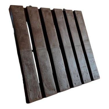 Imagem de 3 Decks Marron De Plástico Áreas Externas Box 30x30 Cm Cada - Wlplast