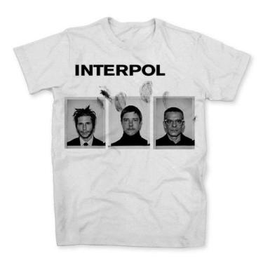 Imagem de Camiseta Algodao Interpol - Vistanervous, Branco, P