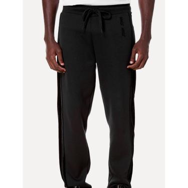 Imagem de Calça John John Masculina Moletom Vip Suede Preta-Masculino