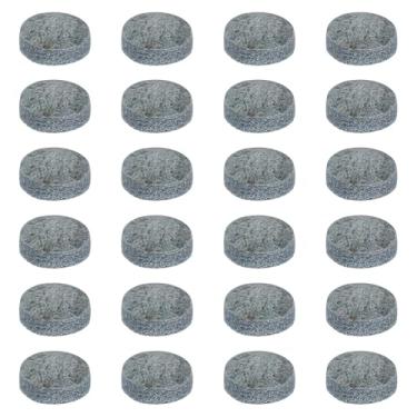 Imagem de YELARXI Pontas de taco de bilhar, kit de substituição de pontas de taco de sinuca, acessórios de reparo de tacos de piscina de couro de vaca - adequado para (tacos de mesa/suprimentos de jogos de