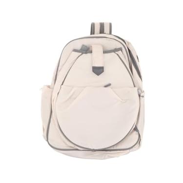 Imagem de Fenteer Mochila transversal esportiva para tênis, badminton e pickleball, Branco