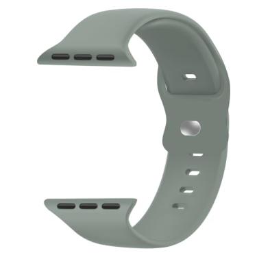 Imagem de Pulseiras esportivas compatíveis com Apple Watch Series SE 11 10 9 8 7 6 5 mm, 45 mm, 49 mm e 46 mm, para Apple Watch Series SE 11, 10, 9, 8, 7, 6, 5, 4, 3, 2 1 e Ultra, para homens e mulheres (cinza