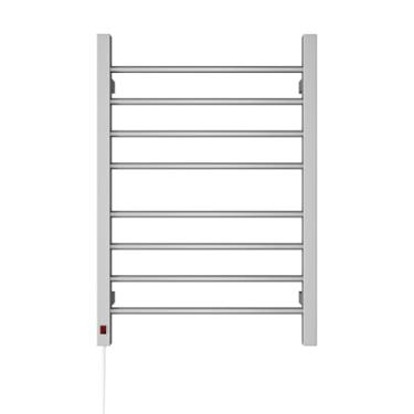 Imagem de Toalheiro Térmico Grande 2 Toalhas Circolare Due Cinza 220v Esquerdo