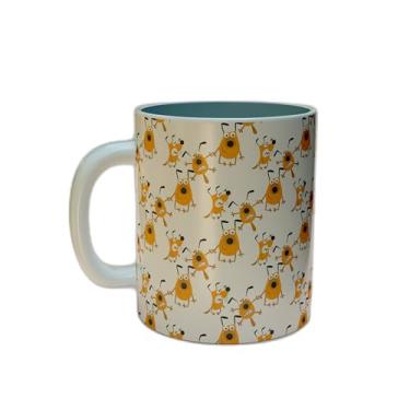 Imagem de Caneca Xícara de Porcelana 300ml Com Design de Cachorros Salsichas