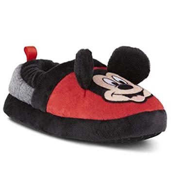 Imagem de Disney Pantufa para meninos Mickey Mouse Vermelho Preto Casa, Vermelho, 11/12