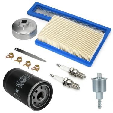 Imagem de Kit de ajuste de troca de óleo adequado para geradores Onan RV QG 5500 7000, HGJAA HGJAB HGJAC, inclui filtro de óleo 122-0836 e chave 420-0577, filtro de ar 140-3116, filtro de combustível 149-2341