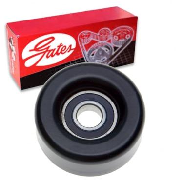 Imagem de Gates DriveAlign Polia intermediária da correia de transmissão compatível com Ford Mustang 3.8L 3.9L 4.6L V6 V8 1996-2004