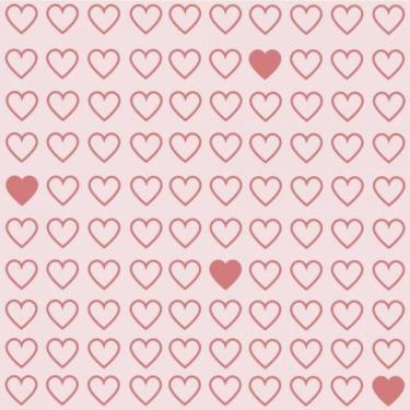 Imagem de Papel De Parede Infantil Corações Rosa