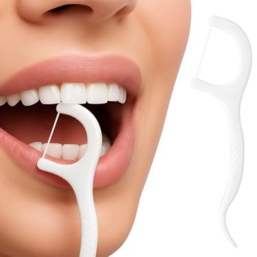 Imagem de Kit 50un Fio Dental com Haste 2 em 1 Portátil – Limpeza Bucal Profunda, Antideslizante e Higiênico – Ideal para Viagens, Uso Diário e Saúde Bucal Completa