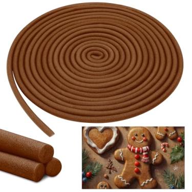 Imagem de Frienda Macarrão de espuma de 1,5 cm x 1,4 m para artesanato versátil para piscina, tubos de espuma, hastes cilíndricas para modelagem, suprimentos de artes e artesanato DIY (marrom)