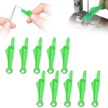 Imagem de Enfiador de agulha para máquina de costura com boca de peixe, ferramenta automática para máquina de costura e uso manual, auxílio de rosqueamento rápido para amantes de bricolage e costura