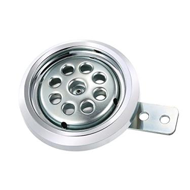 Imagem de Buzina Elétrica Universal para Motocicleta Super Forte 12V 110db Superfície de Aço Inoxidável Cromado ABS Fácil Instalar e Bicicleta