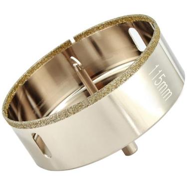 Imagem de Serra de diamante DaDuori 115 mm com broca piloto para ladrilho de 4,5