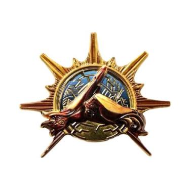 Imagem de Broche De Metal Unissex Baldur's Gate 3 Para Cosplay De Jogos - Acessó