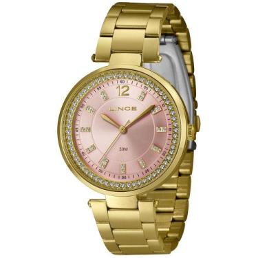 Imagem de Relógio Lince Feminino Analógico Dourado LRGJ156L40 R2KX
