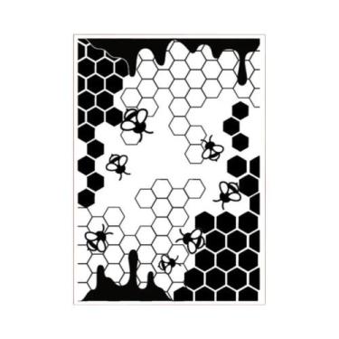 Imagem de Pastas De Embossing Plásticas Com Floco De Neve, Veado E Folhas Para S