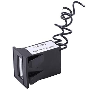 Imagem de Zerodis Contador Eletromagnético de 6 Dígitos, Instalação de Encaixe Sem Operação Complicada, para Gravação de Sinais de Pulso Elétrico Cumulativo, Com Instalação Fixa por Parafuso, (24V)