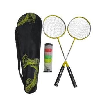 Imagem de Kit 2 Raquete de Badminton com 6 Petecas(SORTIDO)