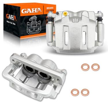 Imagem de GAHA 18B5022 18B5023 Pinças de freio dianteiras esquerda e direita com suporte para Ford F-250 Super Duty 2005-2012, F-350 Super Duty 2005-2012