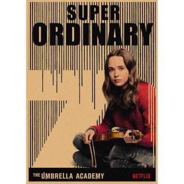 Imagem de Pôster Umbrella Academy Anime Art 29,7x42cm Papel 150g