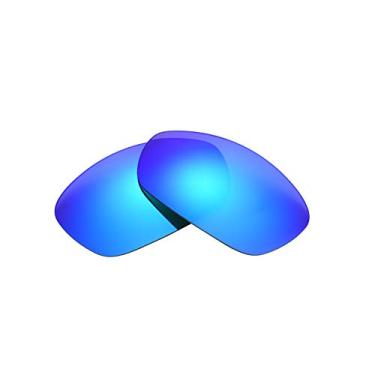 Imagem de Lentes polarizadas NicelyFit para Oakley Straight Jacket 2007 Óculos de sol armação de vidro (Espelho Azul gelo)