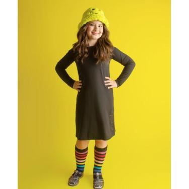 Imagem de Vestido Manga Longa Cotton Light - Filozinhas, 8, Estampado