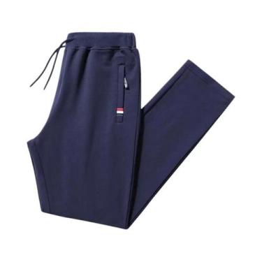 Imagem de Calças De Treino Masculinas 6XL 8XL, Ajuste Solto, Calças De Moletom D