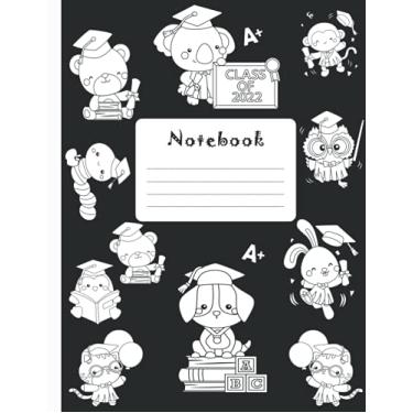 Imagem de primary composition notebook: black And White Primary Story Journal with Wide Line and Picture Space - Learn to Write and Draw Story Paper Journal Kindergarten