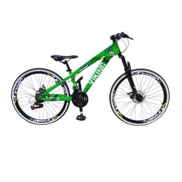 Imagem de Bicicleta 26 VikingX Tuff25 21v Freeride Freio Disco Hidraulico Pneu Slick Fino Fx1.50-Unissex