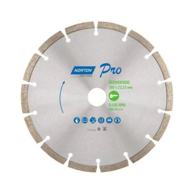 Imagem de DISCO DESBASTE DIAMANTADO SEGMENTADO 180x22,23MM NORTON