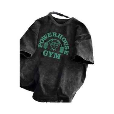 Imagem de Camiseta De Algodão Unissex Estilo Retrô Com Estampa De Gorila, Casual