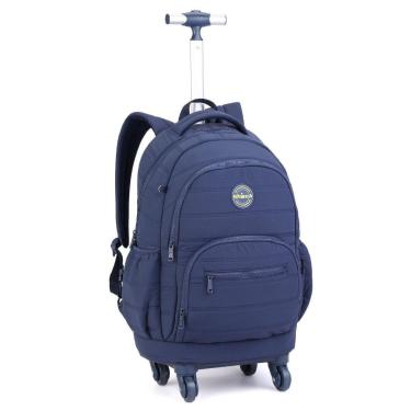 Imagem de Mochila Rodinhas Juvenil Masculina Bolso Notebook Shock-Masculino