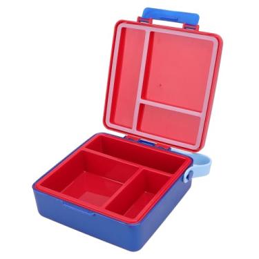 Imagem de aqxreight Recipiente de Almoço para Salada ABS PP Selado Lancheira Portátil para Armazenamento de Alimentos Com Tampa e Alça para Lanches Frutas Rosado e Roxo é um Almoço Resistente que Promove