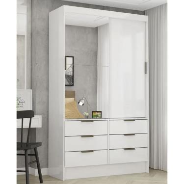 Imagem de Guarda Roupa Sevilha 2 Portas Plus Branco - Carioca