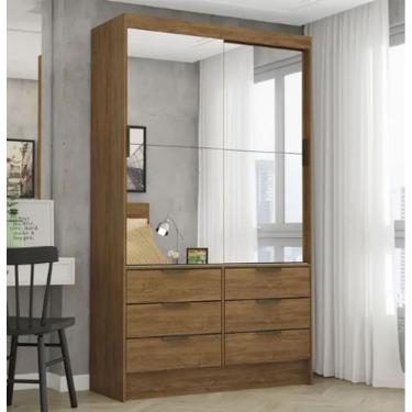 Imagem de Guarda Roupa Sevilha 2 Pts Premium Cinamomo - Carioca