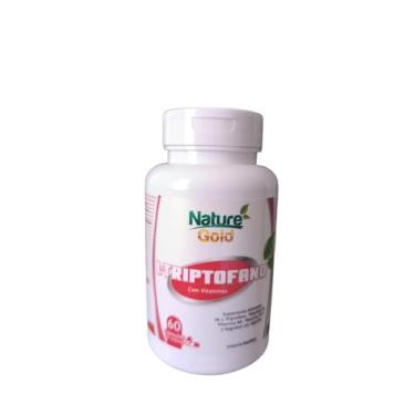 Imagem de 2 L-TRIPTOFANO com vitaminas B3, B6 e B12 e magnesio em capsulas Nature Gold