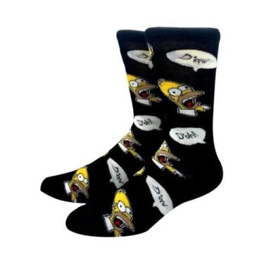 Imagem de Meias De Cosplay De Anime Até O Joelho Para Homens, Meias Longas Engra