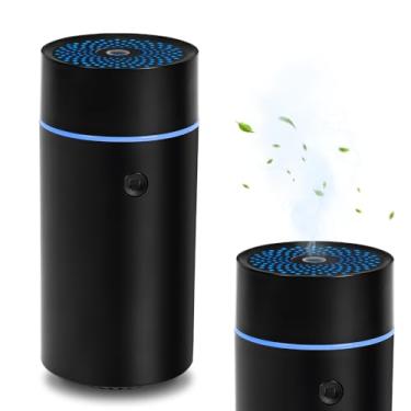 Imagem de Difusor para Carro, Spray em Nanoescala Difusor de Ambiente, 80ML Umidificador de Ar, Umidificador com Luz Colorida, Portátil Umidificador e Aromatizador de Ar