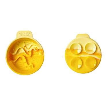 Imagem de Tigela de silicone para alimentação lenta para animais de estimação com ventosa, tigela redonda antiasfixia, alimentação e água, tigela de fácil limpeza para gatos e animais de estimação pequenos