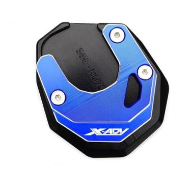Imagem de Anti-derrapante Para x adv xadv 750 xadv750 2017 2018-2022 2023 suporte de pé placa extensão lateral ampliar almofada(Blue B)