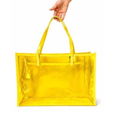 Imagem de Bolsa Feminina Transparente para Praia Piscina e Viagens de Verão - Me