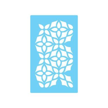 Imagem de Stencil De Parede Tamako Ladrilhos - 55 X 90Cm - Ref 211