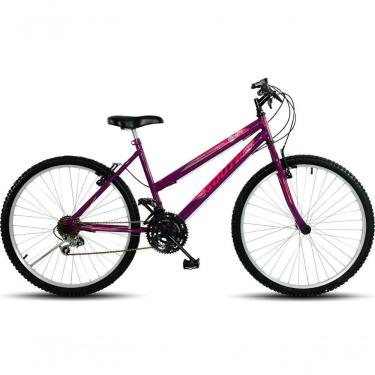 Imagem de Bicicleta Aro 26 18 Marchas South Love Girl Freio V-brake - Roxo Roxo