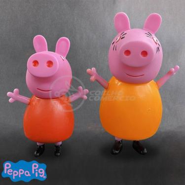 Imagem de Kit Infantil 4 Bonecos Familia Peppa Pig