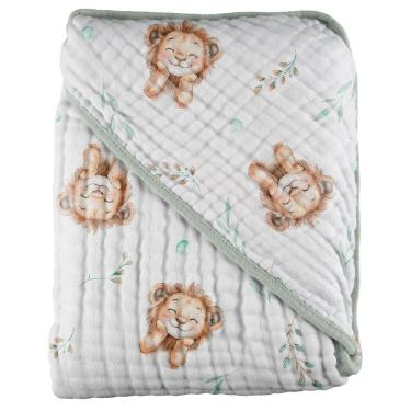 Imagem de Toalha de Banho Bebê Soft Com 3 Camadas De Fralda Baby Joy